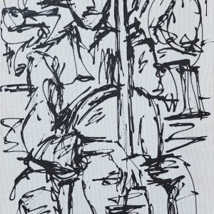 Black And White Cello Musician