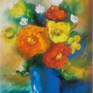 A bunch of flowers